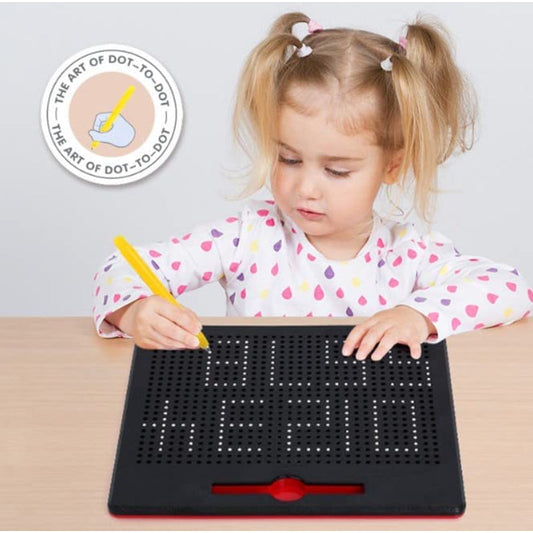 Educational Magnetic Beads Popping Drawing Board For Kids