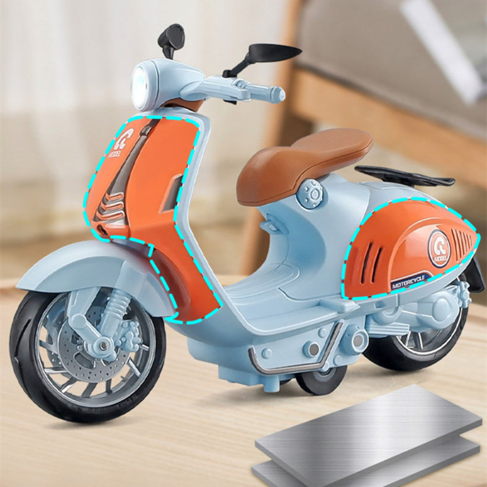 Alloy Mini Retro Diecast Model Classic Street Motorcycle