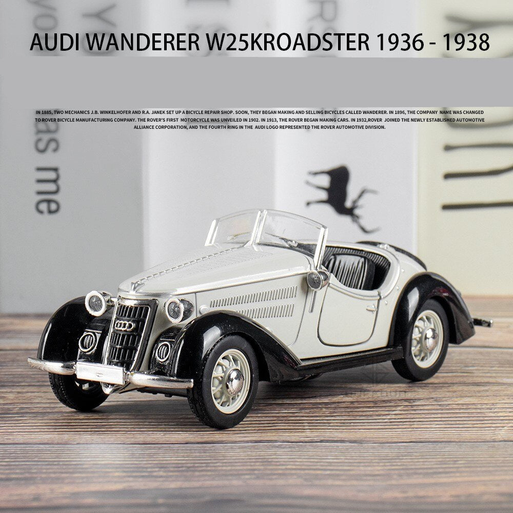 Interactive Design Audi Wanderer W25k Die-Cast Model Alloy Car With Light