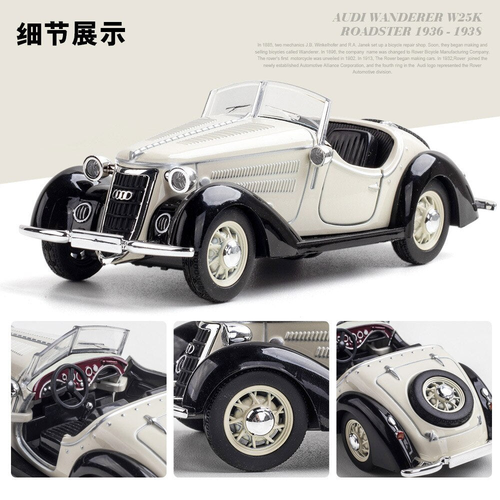 Interactive Design Audi Wanderer W25k Die-Cast Model Alloy Car With Light