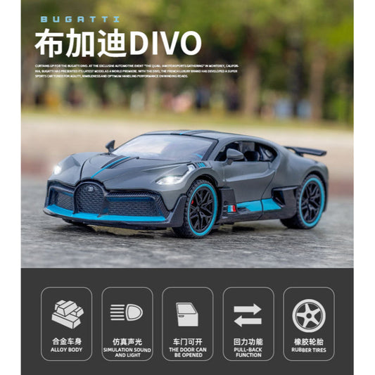 Bugatti Divo Paint New Color Alloy Die-casting