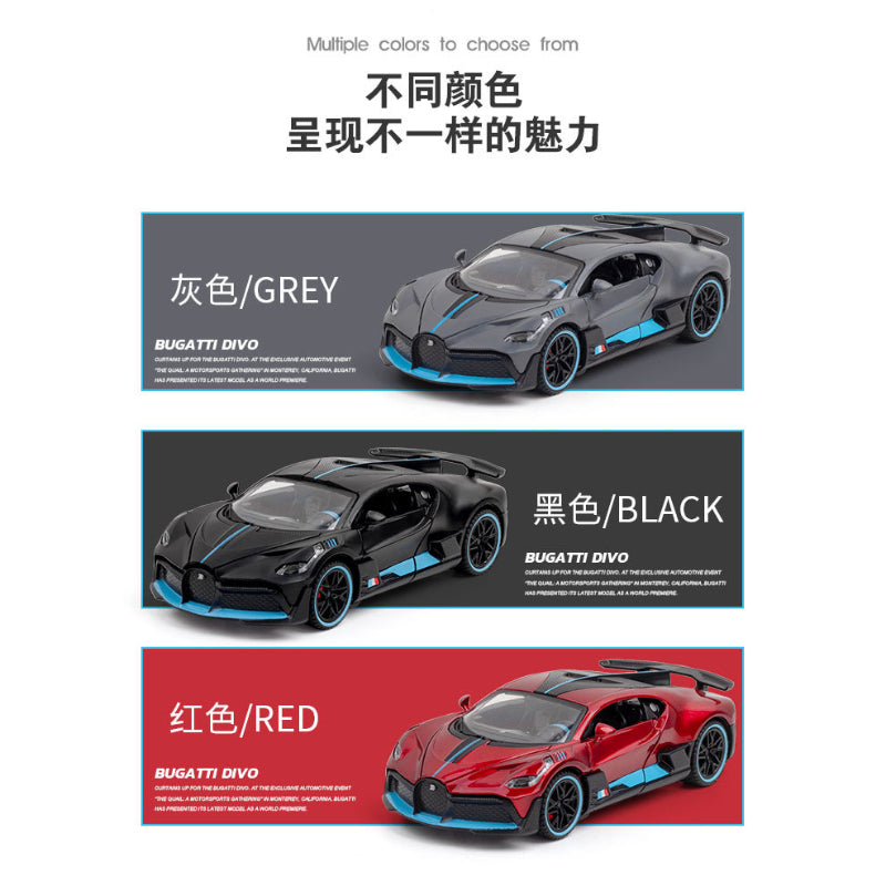 Bugatti Divo Paint New Color Alloy Die-casting