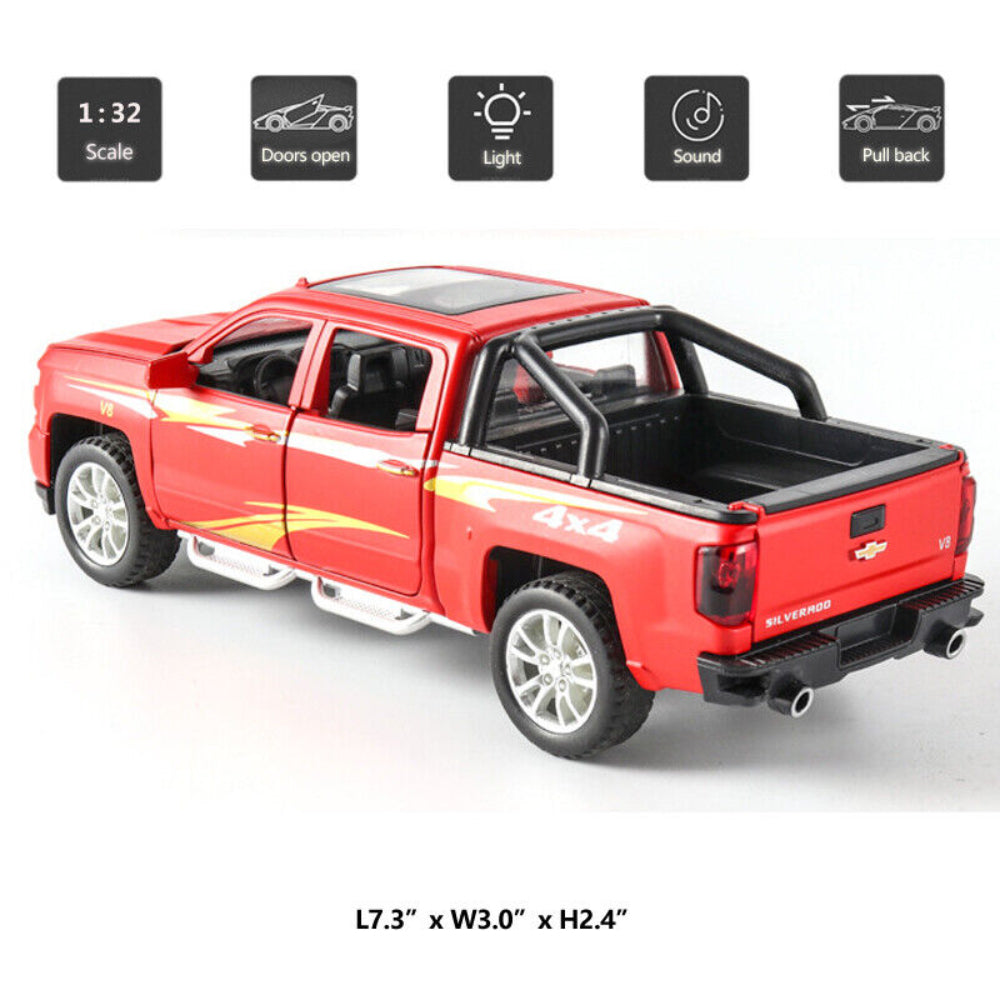 Chevrolet Silverado Pickup Model Alloy Die-Cast