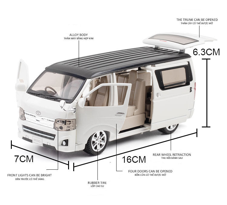 Toyota Hiace Alloy Die-Cast Model