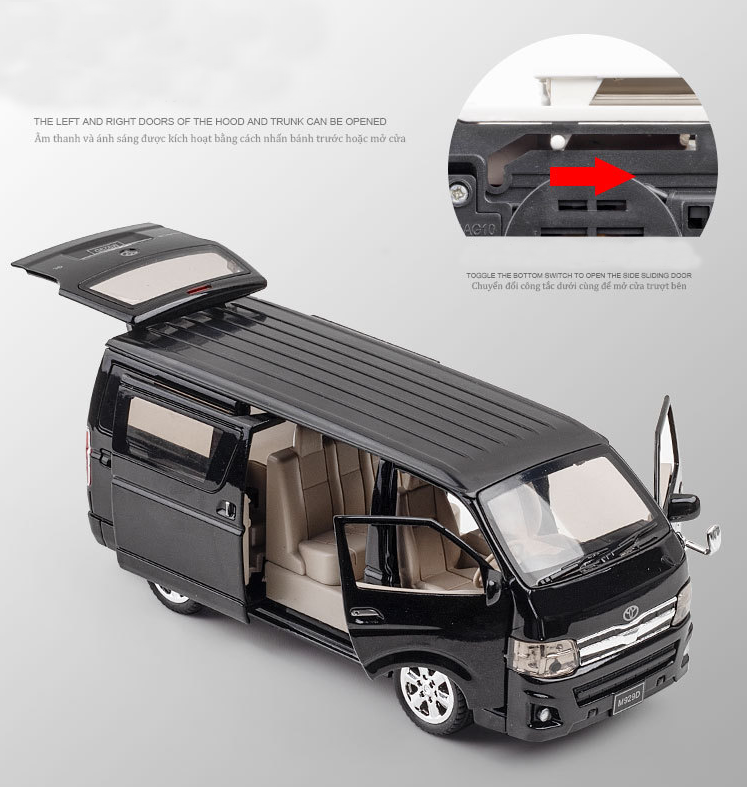 Toyota Hiace Alloy Die-Cast Model