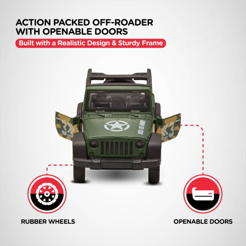 Durable And Adventure-Ready Die-Cast SUV Off-Roader