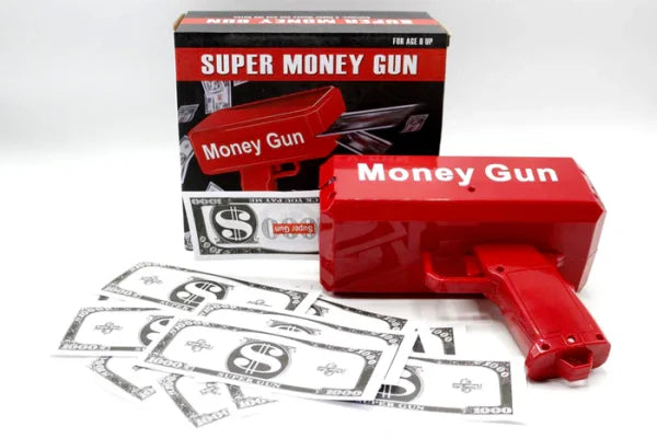 Rain Money Gun_ Paper Playing Spray Money Toy Gun