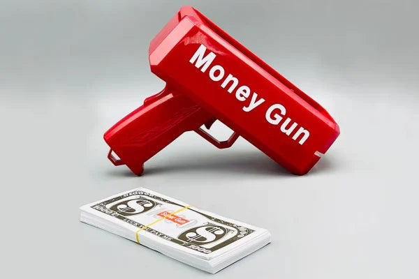 Rain Money Gun_ Paper Playing Spray Money Toy Gun